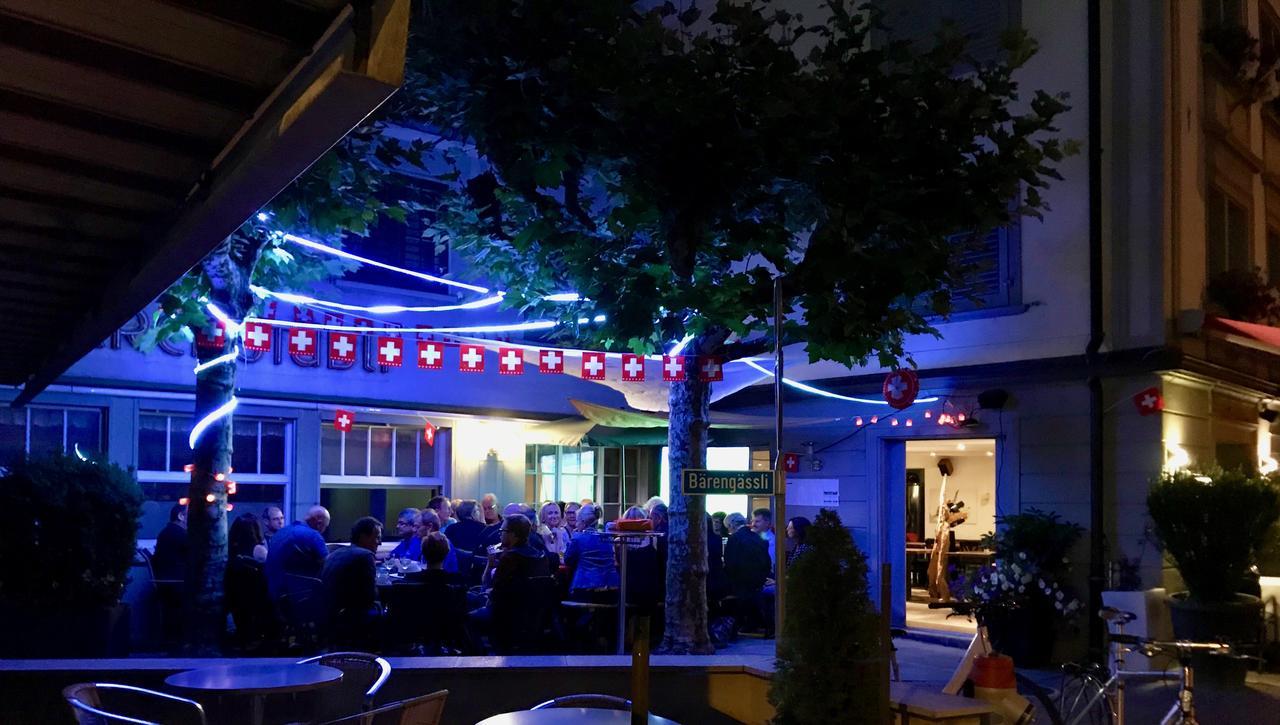 Hotel Baeren Lachen Exterior foto